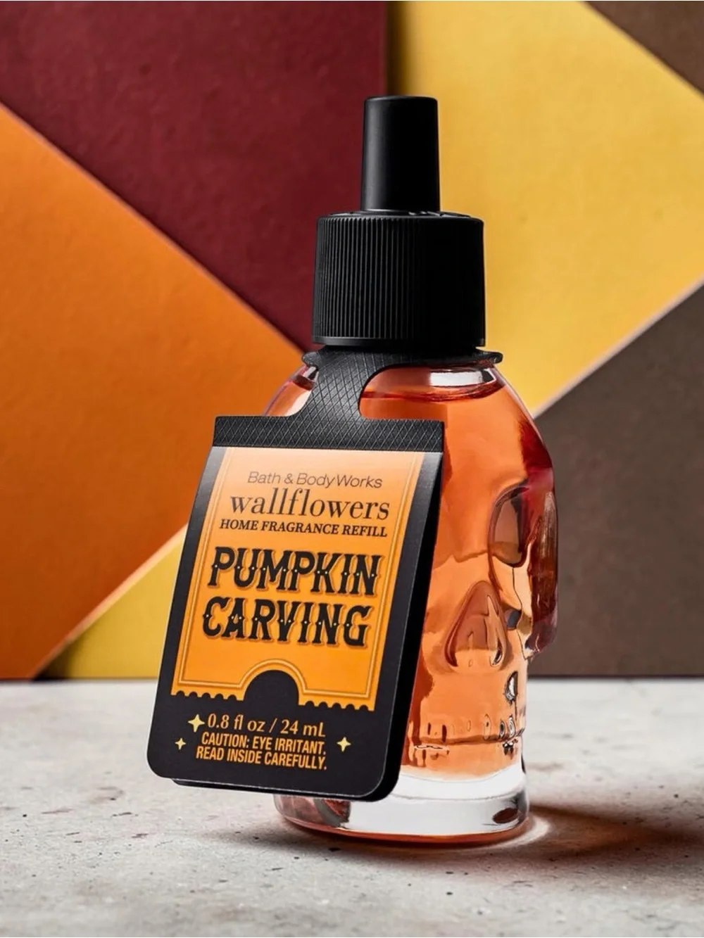 NWT BBW Pumpkin Carving Wallflowers Fragrance Refill 💀🎃